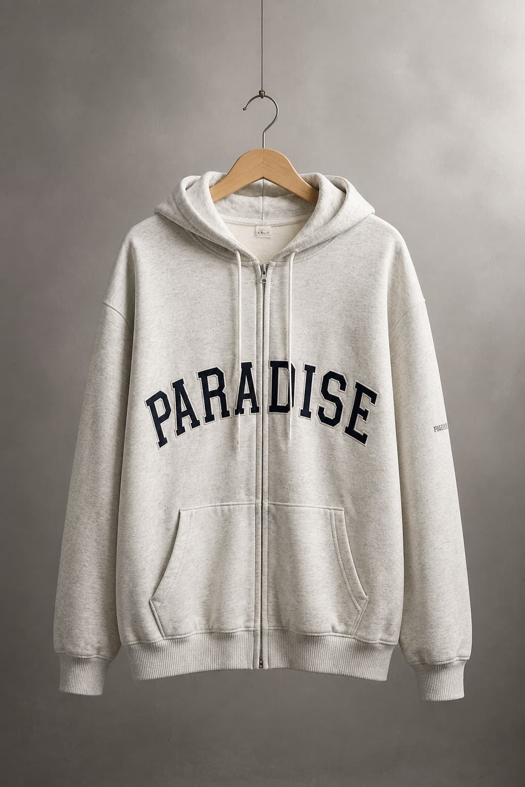 pull-over gris clair robuste et confortable
