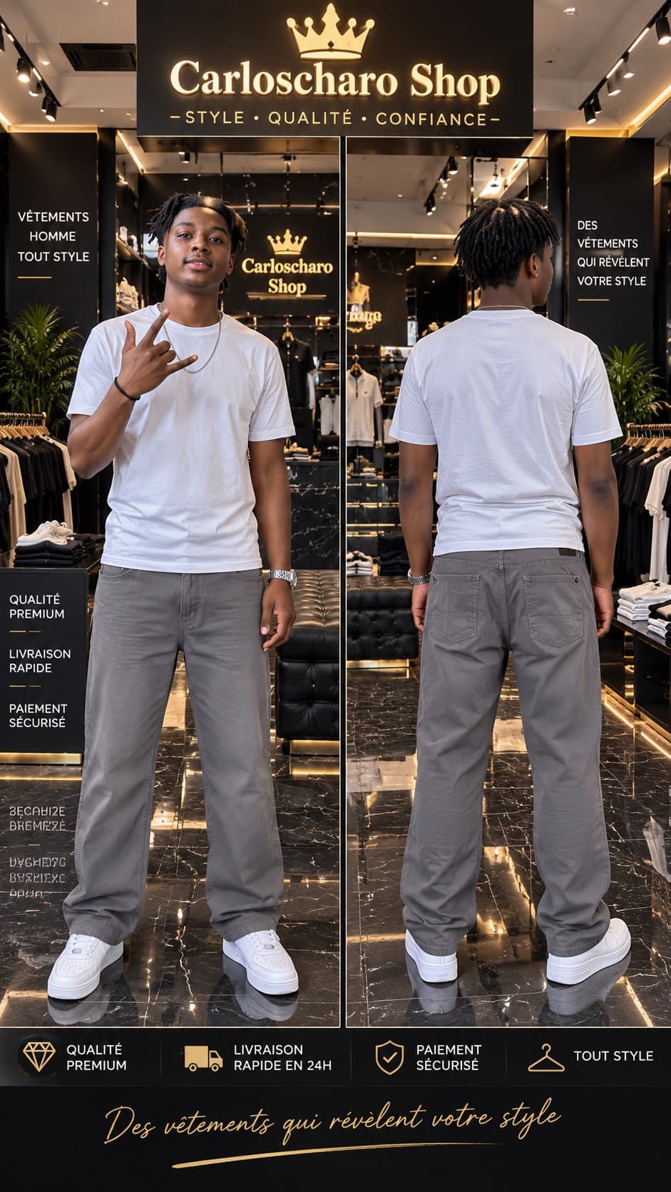 pantalon cargo