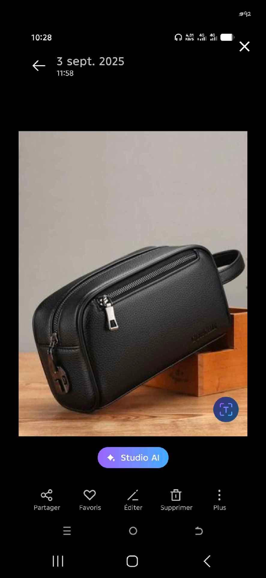Sac homme