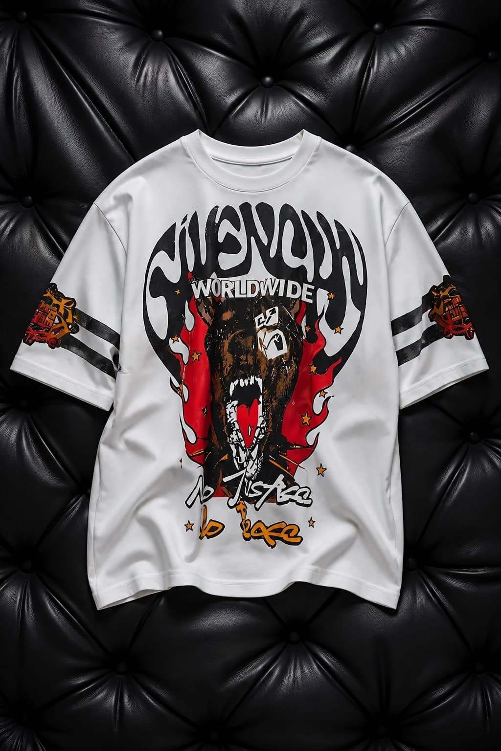 t-shirt streetwear blanc