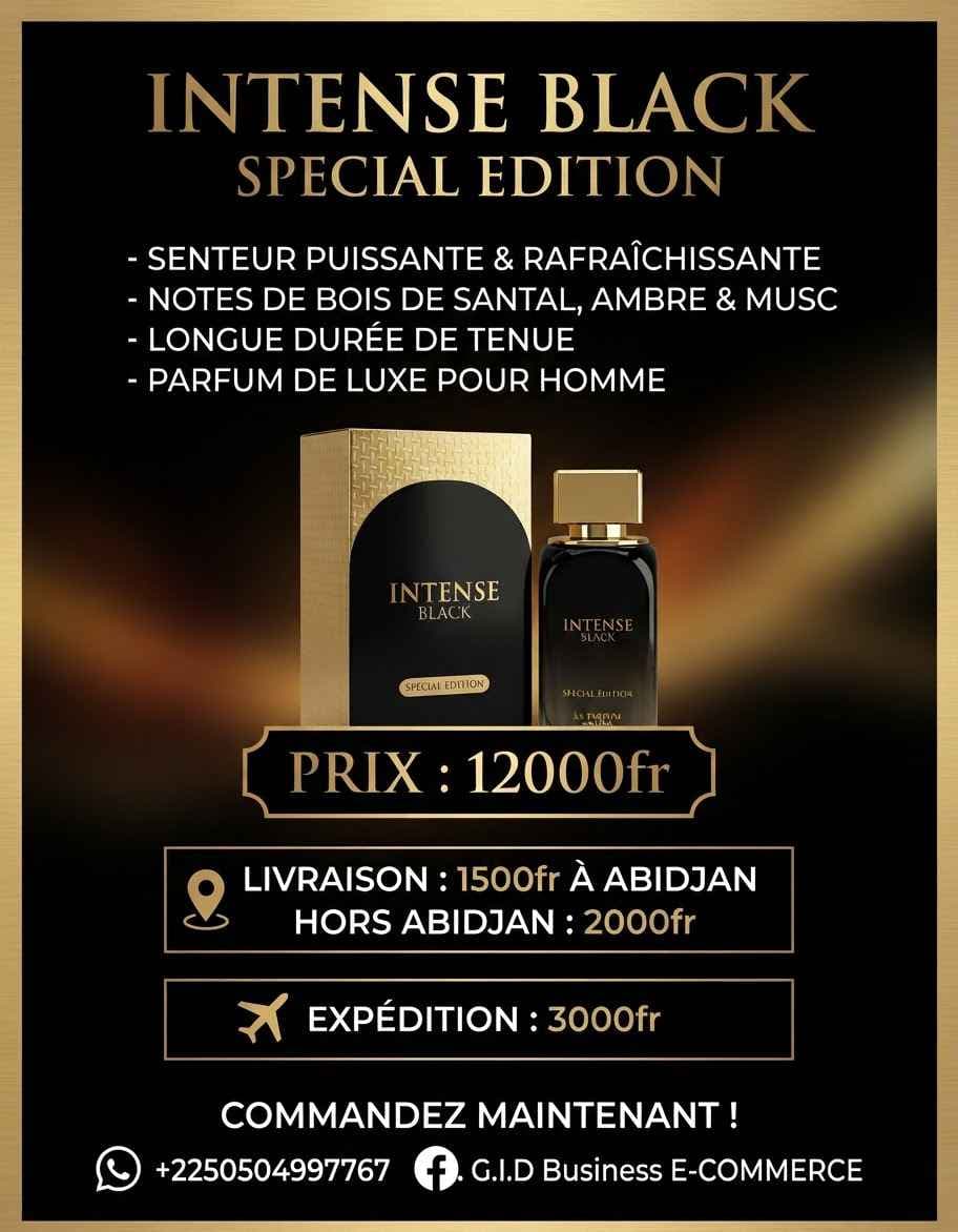 intense black