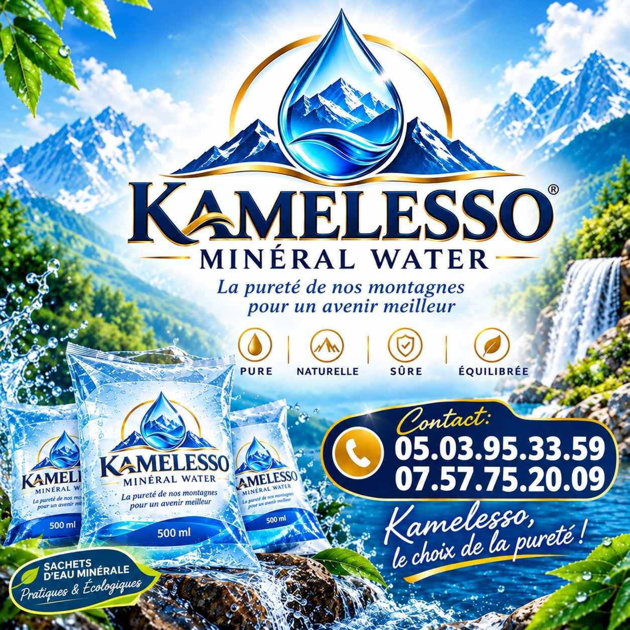KAMELESSO MINÉRAL WATER