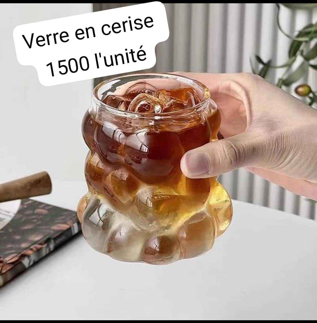 Verre à eau cristal design