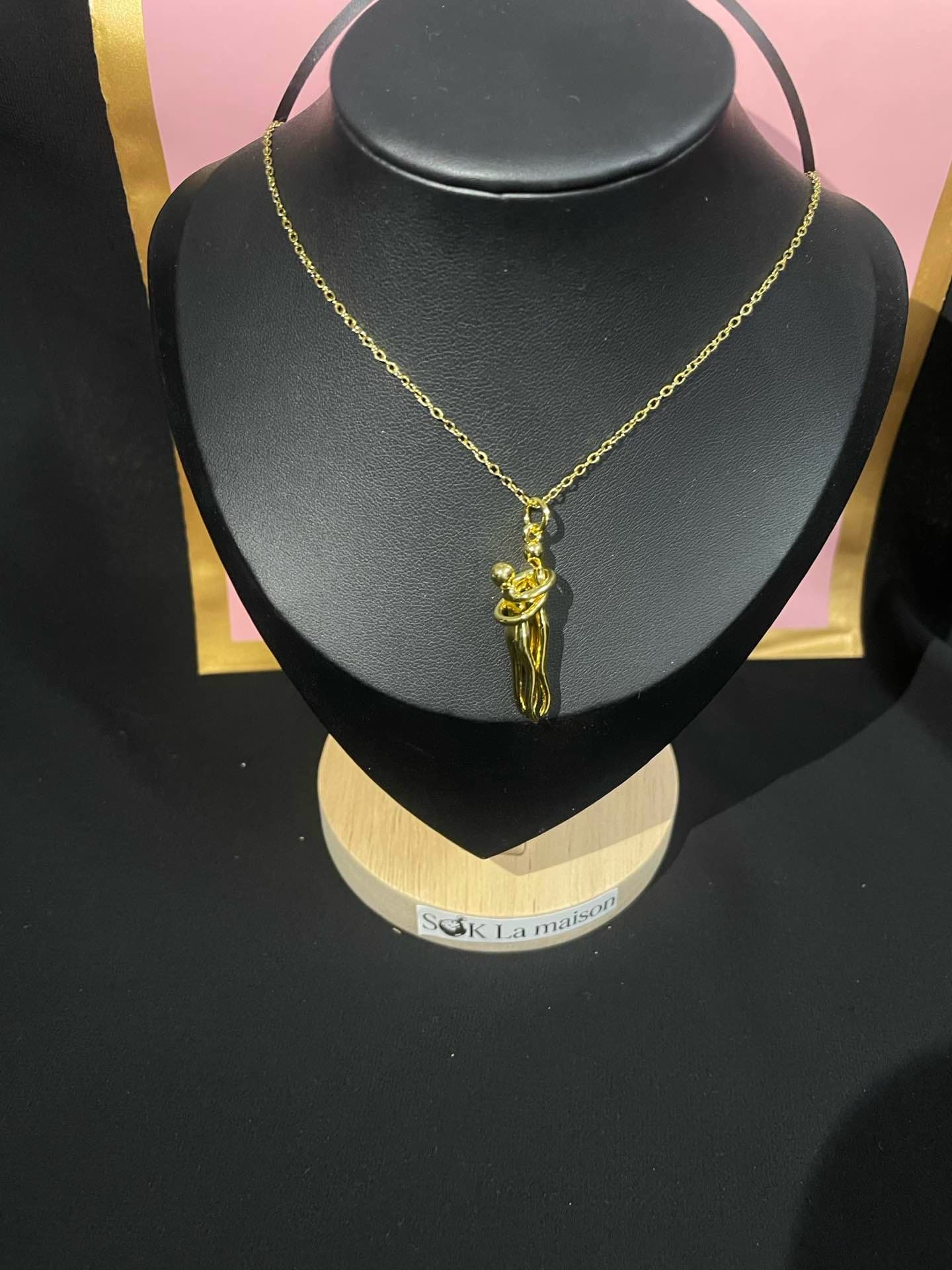 Collier amour éternel Argenté