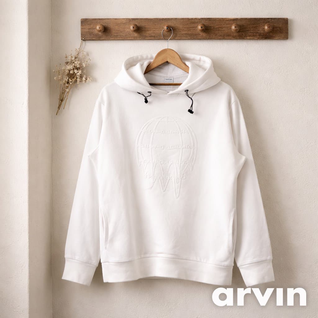 pull-over blanc