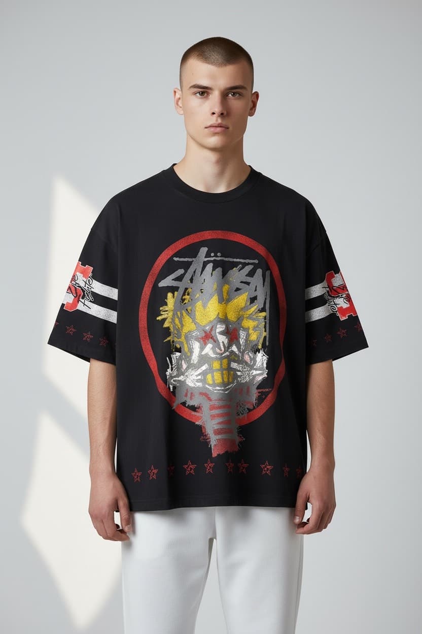 t-shirt noir streetwear