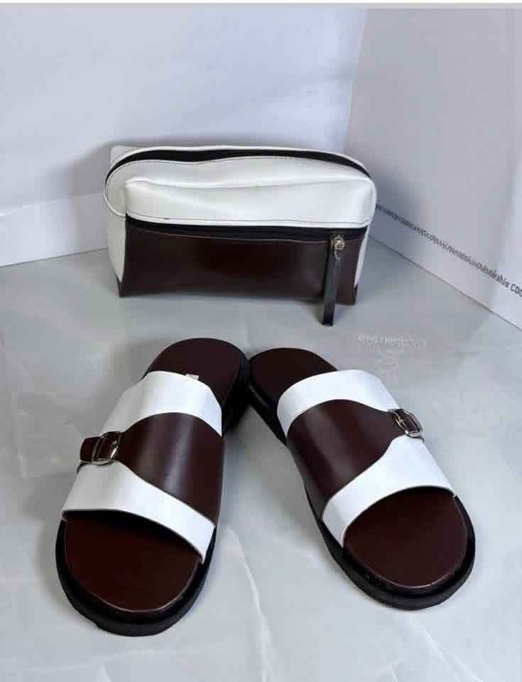 sandale en cuir+sac