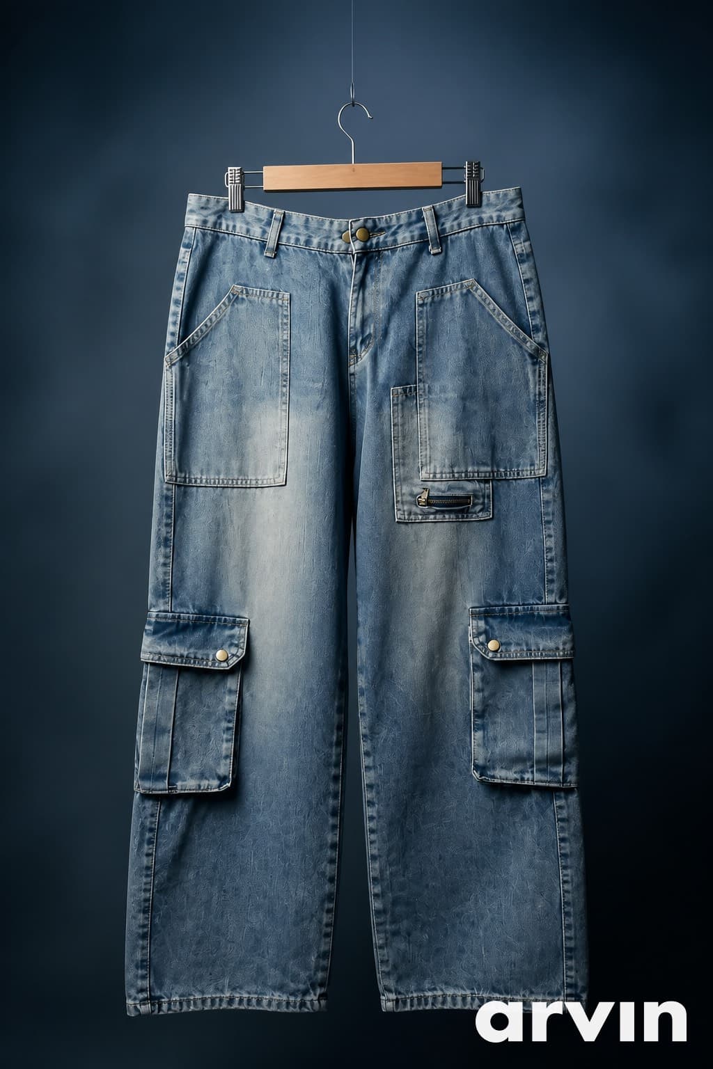 pantalon cargo jean robuste