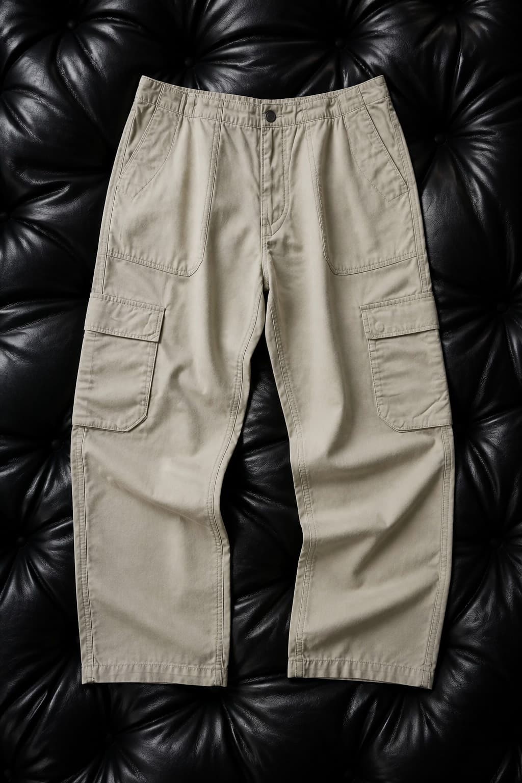 pantalon cargo kaki