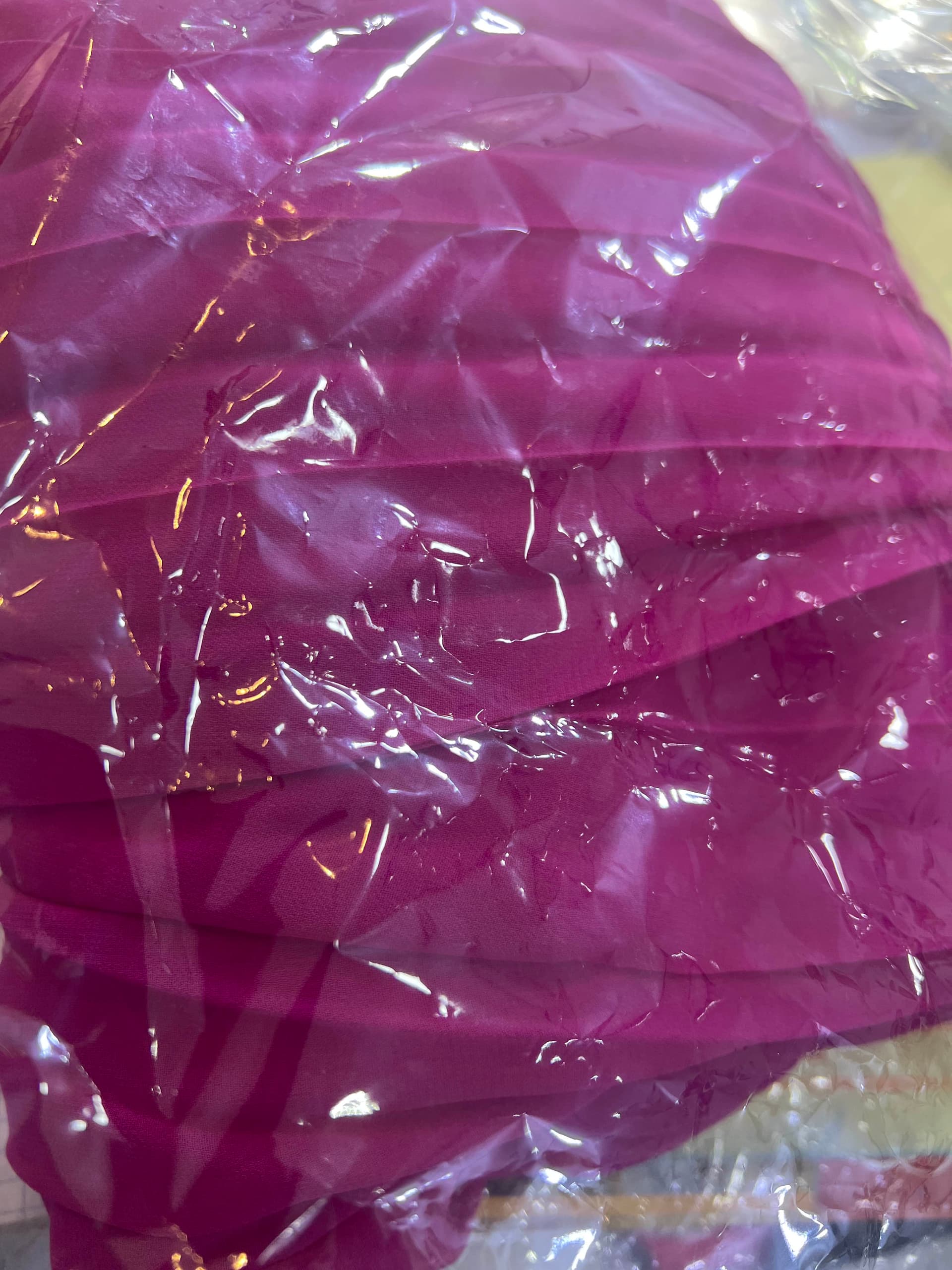 pantalon plissé rose