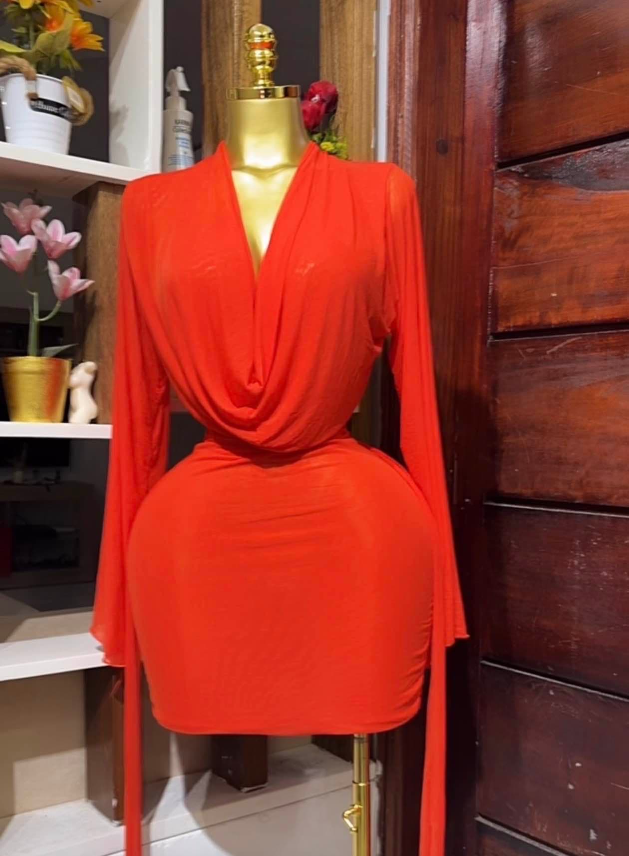 robe orange