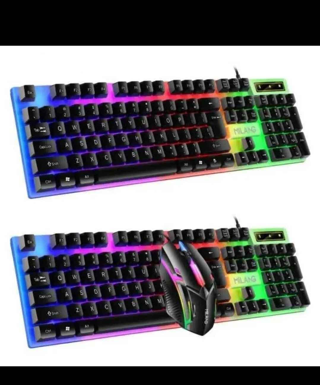 Ensemble clavier-souris Gamer Rétroéclairé Filaires