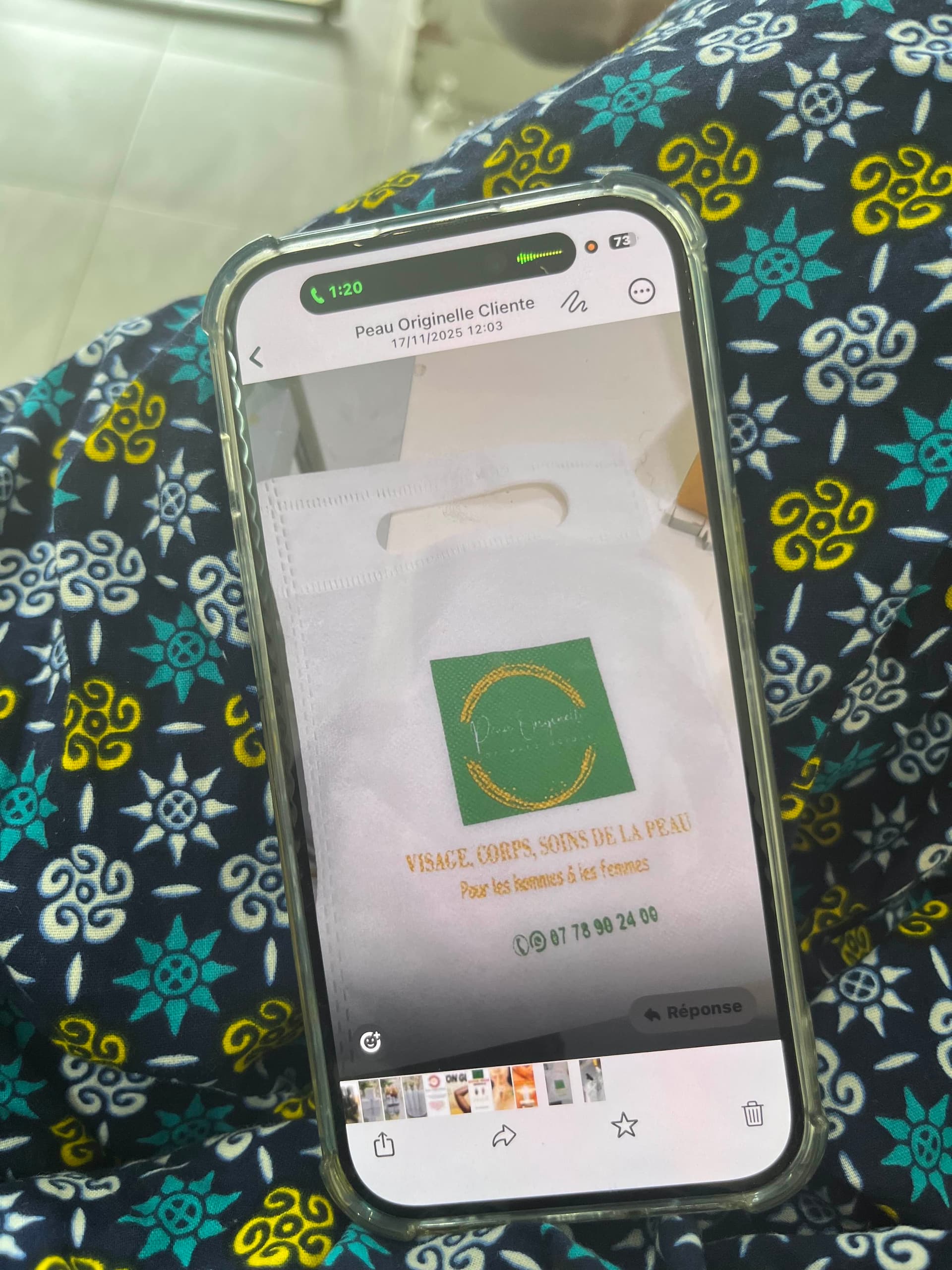 sachet peau originelle