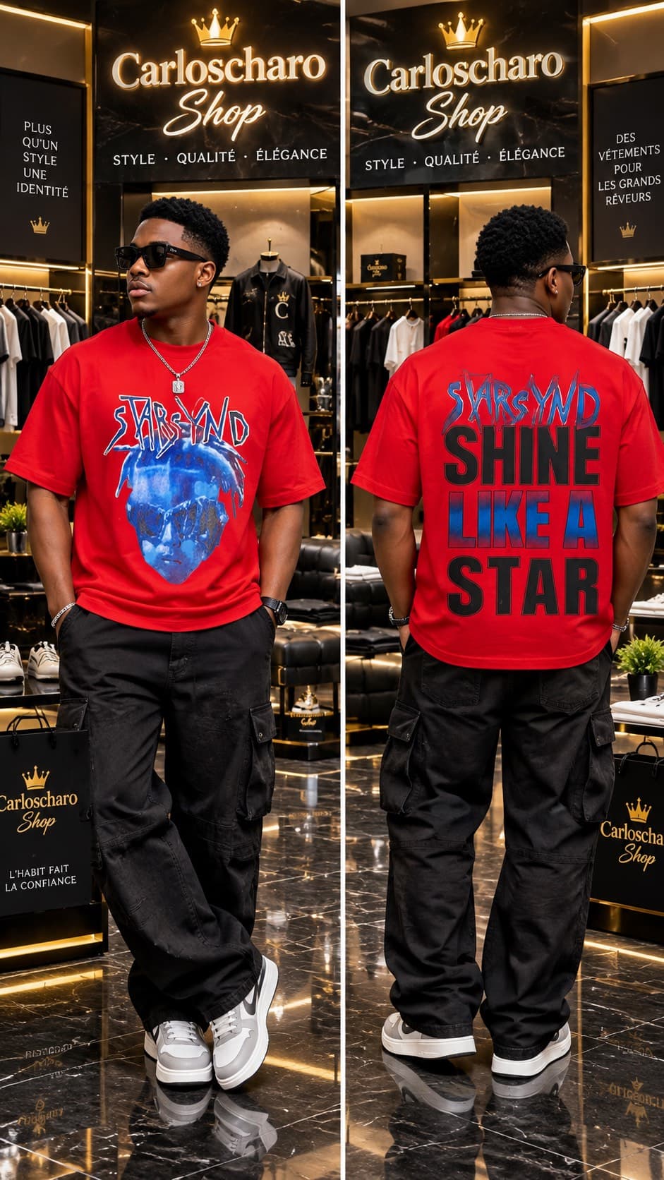 t-shirt streetwear cargo
