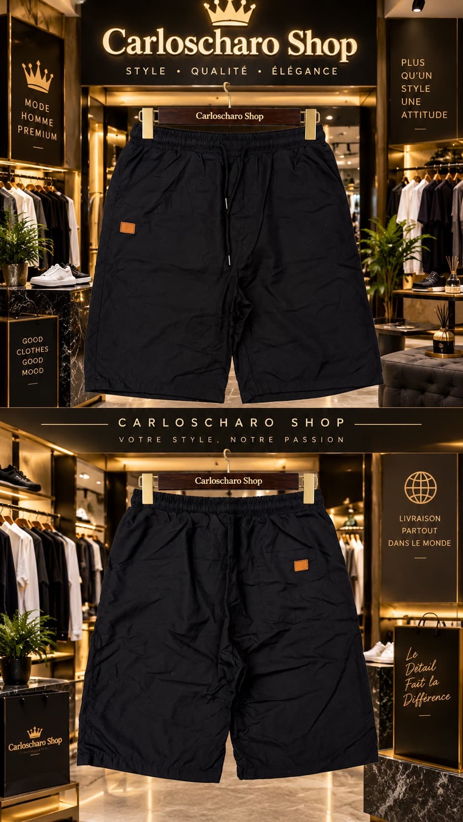 short cargo noir