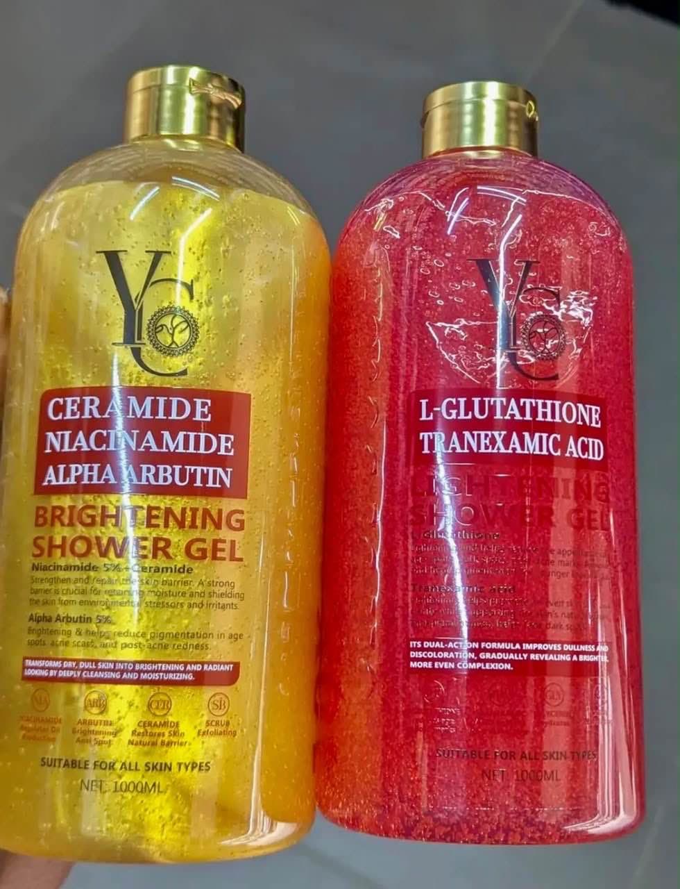 gel douche éclaircissant