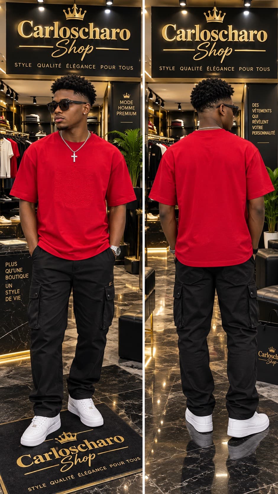 t-shirt rouge